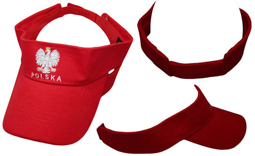 Special Polska Poland Red Embroidered Visor Hat Cap (RUF)