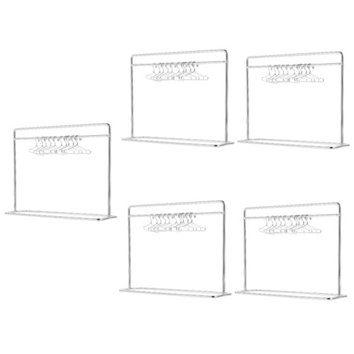 5 Sets Mini Hanger Doll Clothes Storage Outfit Holders Wire Rack Apparel Shelf Doll Dress Support Hanger Doll Apparel Hanger Doll Clothes Hanger Outfits Iron Baby Little Doll Metal 5 Sets Mini Hanger Doll Clothes Storage Outfit Holders Wire Rack Apparel Shelf Doll Dress Support Hanger Doll Apparel Hanger Doll Clothes Hanger Outfits Iron Baby Little Doll Metal