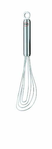 R?? Stainless Steel Flat Whisk, 8 Wire, 8.7-inch
