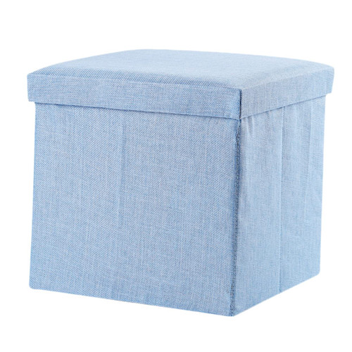 WOONEKY 1pc Folding Stool Storage Folding Step Stool Foot Stool Storage Stool Storage Container Storage Cube Can Sit Shoe Changing Stool
