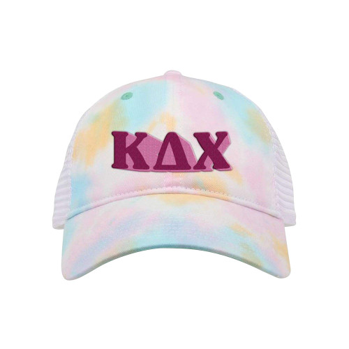 Kappa Delta Chi Sorority Sorbet Tie Dyed Twill Hat Multicolored