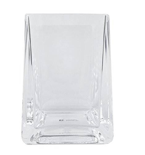 Huang Acrylic Acrylic Lucite Square Tapered Bathroom Cup