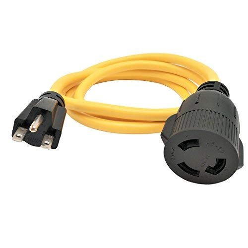 Parkworld 692149 Adapter Power Cord 15 AMP 250 Volt NEMA 6-15 Plug to Welding Twist Lock 30 AMP L6-30 Receptacle, 6FT