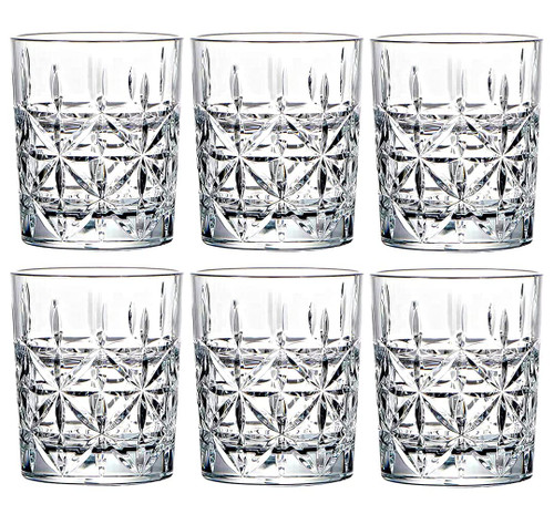 VEILEDGEM 9 Oz Set of 6 Unbreakable Tritan Drinking Glasses Plastic Tumblers Dishwasher Safe BPA Free Acrylic Glasses Drinkware Clear Shatterproof Cups Reusable Highball Juice Glasses