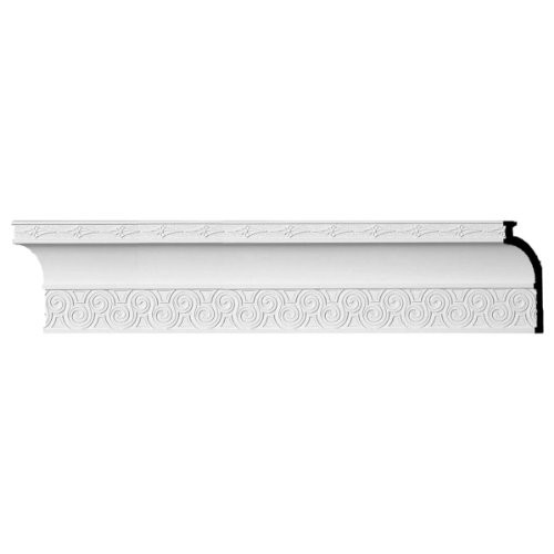 5 5/8"H x 2 1/4"P x 6"F x 94 1/2"L, (2 1/8" Repeat), Bedford Crown Moulding