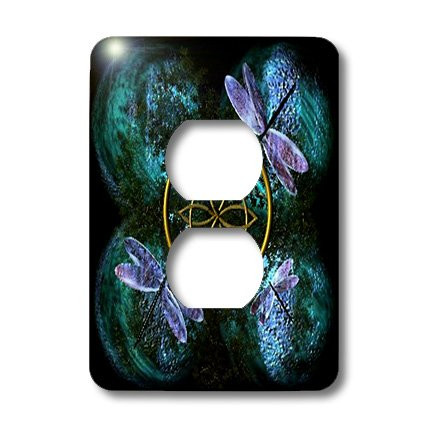 3dRose lsp_31621_6 Two Plug Outlet Cover with Celtic Knot Celtic Design