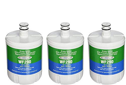 Aqua Fresh WF290 Replacement LT500P Refrigerator Water Filter Compatible with LG LT500P, 5231JA2002A, ADQ72910911, Kenmore GEN11042FR-08, 46-9890