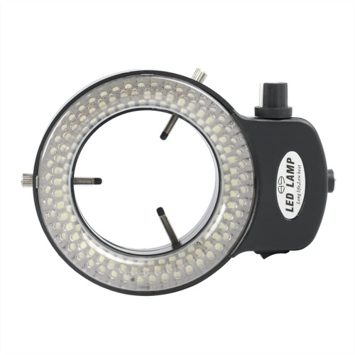 BEEYNG Lab Microscope Accessories Adjustable 144 LED Ring Light Illuminator Lamp for Industry Stereo Trinocular Microscope H_DMI USB VGA Video Camera Magnifier (Color : A)