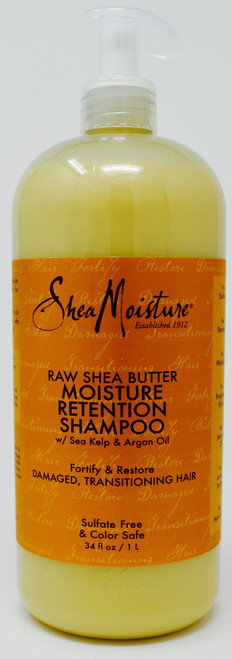 SHEA MOISTURE Raw Shea Butter Shampoo with Sea Kelp & Argan Oil, 34 FL OZ SHEA MOISTURE Raw Shea Butter Shampoo with Sea Kelp & Argan Oil, 34 FL OZ