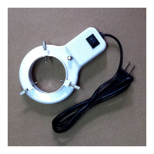 Smicroscope Accessories for Adults 110V / 220V Stereo Microscope Top Light Fluorescent Ring Lamp White Soft Lighting 64mm Inner Dia Microscopio Illuminators Microscope (Color : 110V)