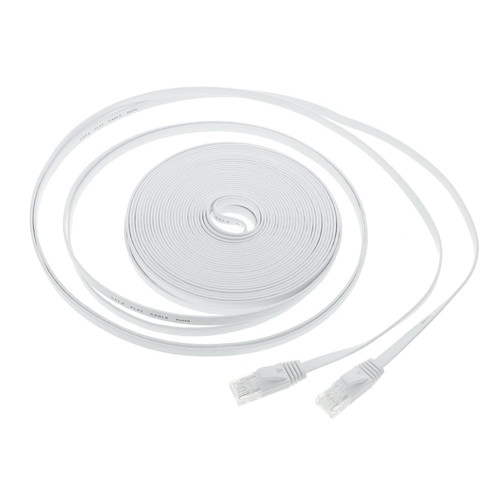 Homoyoyo 4pcs 6 Category 6 Network Cable Jumper Internet Cord Networking Cord Network Patch Cord Internet Cable Patch Cable Cat 6 Network Cable Ethernet White Copper