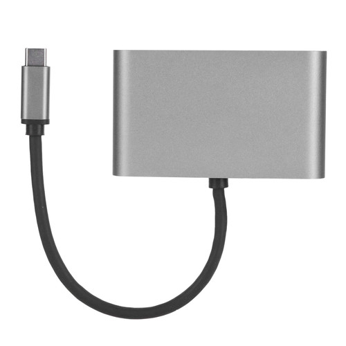 TypeC USB HUB Multifunction Docking Station - 5 in 1 Interface Adapter for DP VGA USB PD. Compatible with TypeC Devices