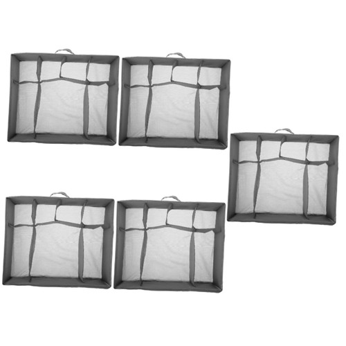Garneck 5pcs Underwear Storage Box Underwear Container Underwear Organizer Foldable Closet Organizer Underwear Divider Underwear Cabinet Divider Wardrobe Polyester Bra