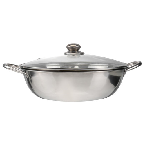 Unomor Korean Hot Pot Electric Hot Pot Gas Cooker Pot Hot Pot with Divider Stainless Steel Soup Pot Hot Pot Pan Mandarin Pot Shabu Shabu with Lid Shabu Shabu Pot Induction