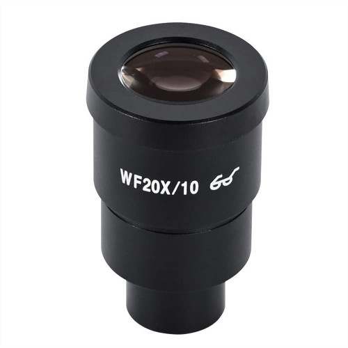 Lab Microscope Accessories WF20X Eyepiece with Scale and Cross line Reticle for Stereo Microscope Monocular Binocular Trinocular Accessories