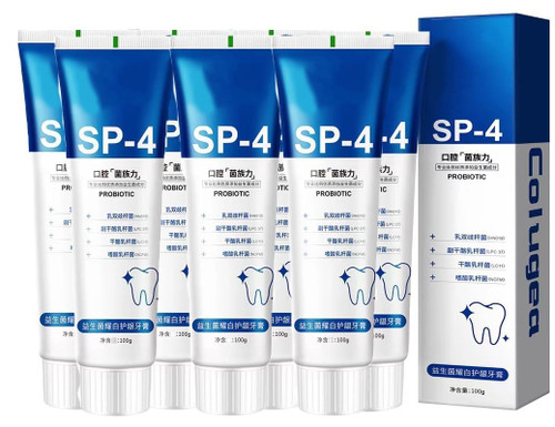 Amino Acid White Toothpaste,Enamel Toothpaste for Sensitive Teeth,Whitening,Oral Care Toothpaste,Deep Clean Teeth Whitening Toothpaste,Teeth Stain Removal Gel (Color : SP-4(brightening), Size : 7 Co