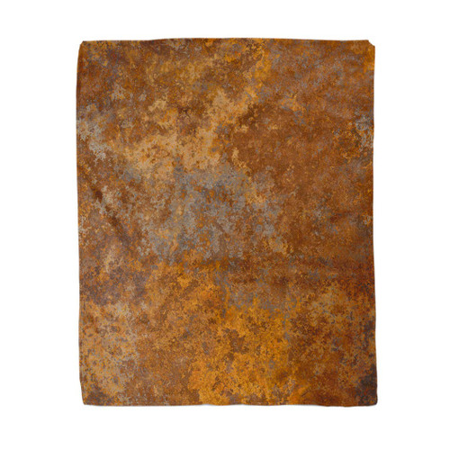 rouihot 60x80 Inches Throw Blanket Brown Copper Old Rusty Metal Orange Rustic Abstract Aged Warm Cozy Print Flannel Home Decor Comfortable Blanket for Couch Sofa Bed