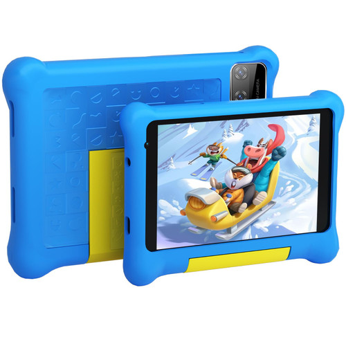 HiGrace Tablet for Kids, 7 inch Android 12 Kids Tablet 2GB RAM + 32GB ROM, HD Display, Quad Core, 128GB Expansion, Dual Camera, Wi-Fi Tablet for Children (Blue)