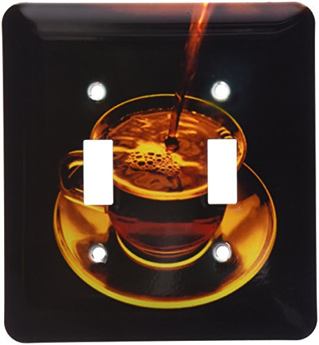 3dRose lsp_1097_2 Coffee Cup Double Toggle Switch