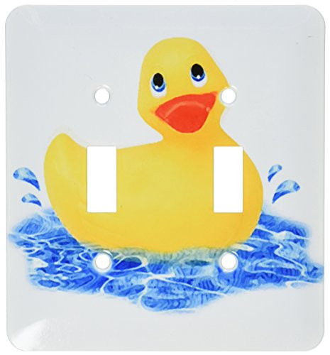 3dRose lsp_4366_2""Rubber Duck" Double Toggle Switch
