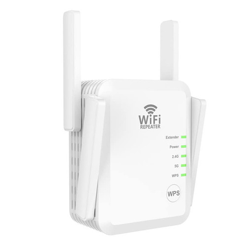 1200Mbps WiFi Extender Signal Booster for Home, WiFi Booster Covers up to 8000sq.ft and 45+ Devices, 2.4&5GHz Dual Band Internet Repeater for Home & Outdoor White 1200Mbps WiFi Extender Signal Booster for Home, WiFi Booster Covers up to 8000sq.ft and 45+ Devices, 2.4&5GHz Dual Band Internet Repeater for Home & Outdoor White