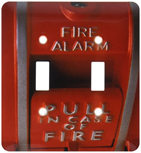 3dRose lsp_33152_2 Red Fire Box Toggle Switch, Multi-Color