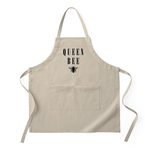 CafePress Queen Bee Light Kitchen Apron with Pockets, Grilling Apron, Baking Apron