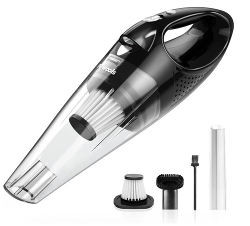 Car Vacuum Cordless Rechargeable with 2 Filters- Handheld Vacuum Cleaner by VacLife High Power with Fast Cahrge Tech, Portable Vacuum with Large-Capacity Battery, Handheld Vac, Silver Car Vacuum Cordless Rechargeable with 2 Filters- Handheld Vacuum Cleaner by VacLife High Power with Fast Cahrge Tech, Portable Vacuum with Large-Capacity Battery, Handheld Vac, Silver