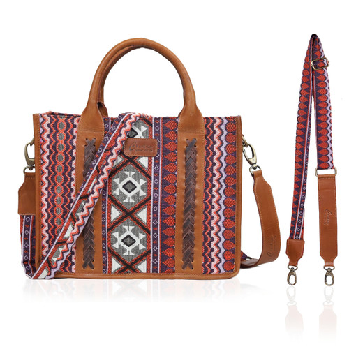 CLA Bags Tote Bag Western Purses for Women Aztec Handbags Shoulder Boho Bag for Women