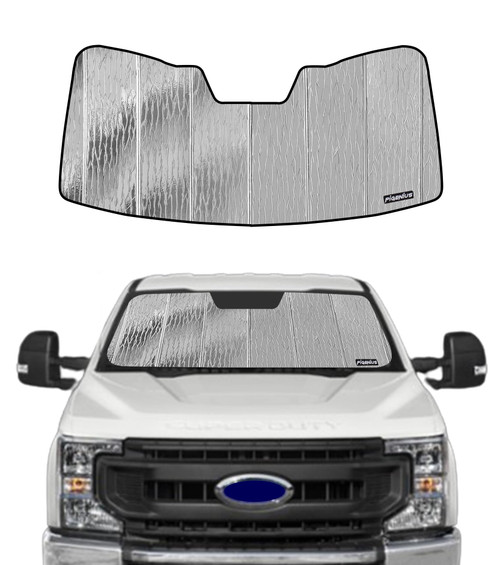 Pigenius Windshield Sunshade for 2017-2022 Ford F-250 F-350 Custom Window Shade- AstraGuard Pigenius Windshield Sunshade for 2017-2022 Ford F-250 F-350 Custom Window Shade- AstraGuard