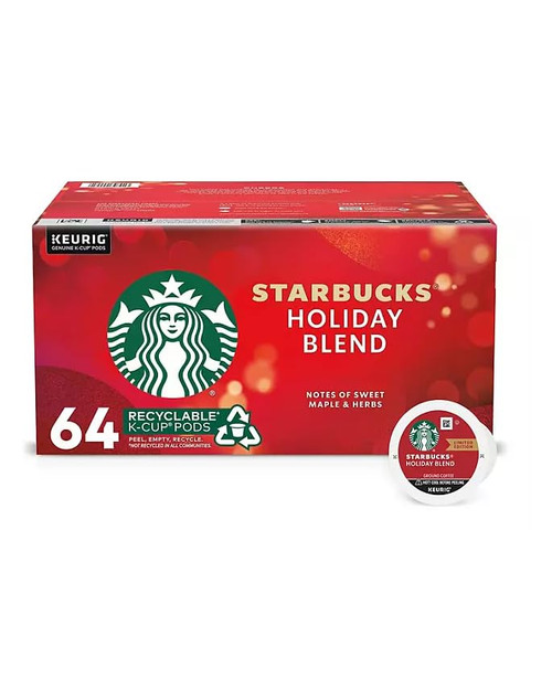 Starbucks Holiday Blend Coffee K-Cups (64 ct.)