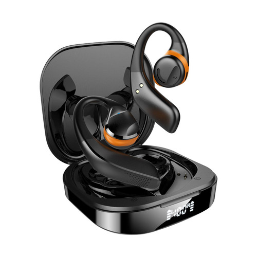 Wireless Ear Hanging Bluetooth Headset Open Ear Headphones Wireless Bluetooth 5.3 Open Ear Earbuds with Earhooks Waterproof Air-Bone Conduction Headphones Bluetooth Earbud for Workout Cycling Exercise