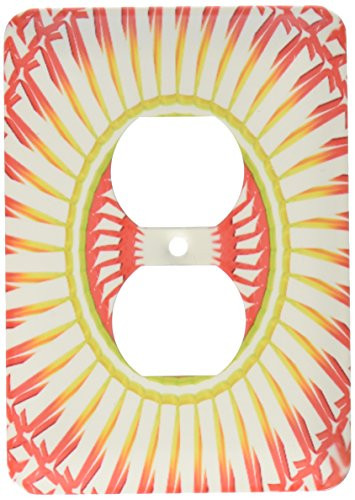 3dRose lsp_42175_6 Colorful Hippy Mandala Outlet Cover