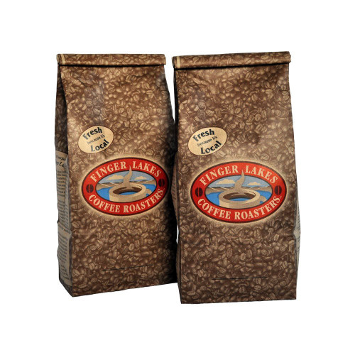 Finger Lakes Coffee Roasters, Seneca Blend Coffee, Whole Bean, 16-ounce bags (pack of two)