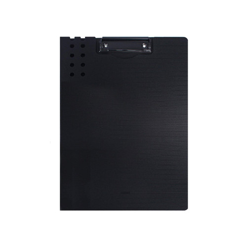 GRFIT Files Folder 5 Pack Plastic Folder Executive Business Conference Folder Document Organizer Binder with Letter/A4 Size Color Clipboard Files Organizer (Color : Black)