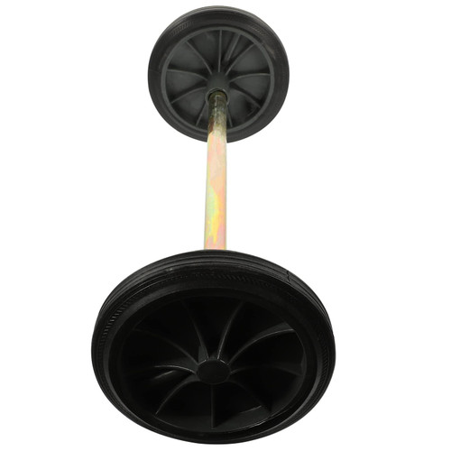 Yardwe Trash Cans Outdoor 1 Set of Trash Can Pulley Garbage Can Wheels Trash Can Replacement Wheel Garbage Bin Wheel Wastebasket Pulley Wheel Replacement Garbage Can Accessories Outdoor Trashcan