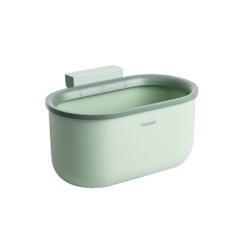 DTSE9 Garbage can for Bedroom Kitchen Compost Bin, Wall Mounted & Hanging Trash Can Plastic Waste Basket Under Sink Garbage Can for Kitchen, Bathroom, Bedroom Indoor Trash Can