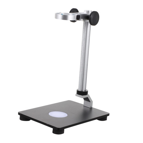 UKCOCO 1pc Microscope Stand Microscope Holder Digital Microscope Base Stand Microscope Lift Bracket Adjustable Stand Adjustable Base Industrial Camera Bracket Lifting Bracket Steel Metal