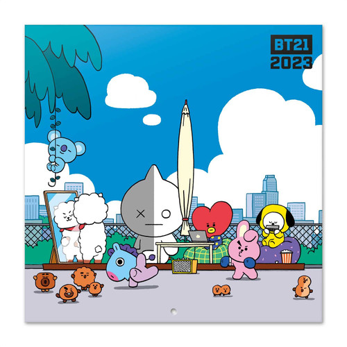 Grupo Erik BT21 Official Merchandise Wall Calendar 2023 12' x 12' FSC| 12 Month Planner | Square Wall Calendar 2023 | Family Planner Calendar 2023 | BT21 Calendar 2023 | BT21 Gifts | Free BT21 Poster Grupo Erik BT21 Official Merchandise Wall Calendar 2023 12' x 12' FSC| 12 Month Planner | Square Wall Calendar 2023 | Family Planner Calendar 2023 | BT21 Calendar 2023 | BT21 Gifts | Free BT21 Poster
