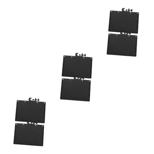 ERINGOGO 6 Pcs Sound Card Tray Holder Clip on Tray Plastic Tray Microphone Bracket Microphone Stand Tray Microphone Stand Rack Tray Cell Phone Holder Cellphone Holder Car Clip Abs Guitar