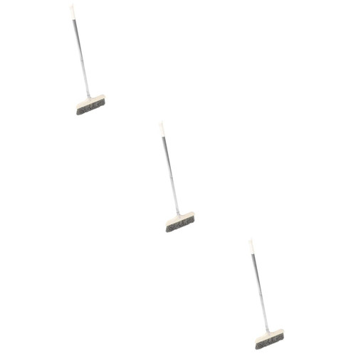 Housoutil 3pcs Splicable Broom Outdoor Broom Dustpan Handled Brooms Kitchen Cleaning Shovel Dust Pan Broom Angle Brooms Kitchen Sweeping Brooms Collapsible Broom Rv Broom Suite Wooden Floor