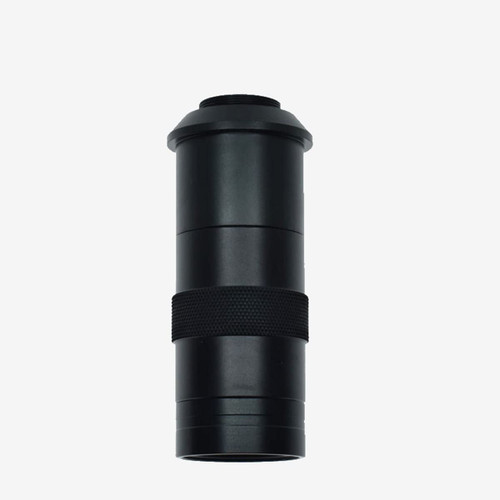 Lab Microscope Accessories Adjustable Magnification 100X 180X 200X 300X 600X Zoom C Mount Lens for HDMI-Compatible VGA USB Industry Video Microscope Camera (Size : 8X-130X)