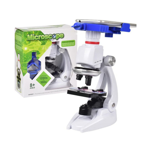 Microscope Accessories kit Slide Preparation camer 1200X Student Monocular Biological Microscope Set LED for Kids Child Lab Optical Instruments Microscope Accessories (Color : with Mount)