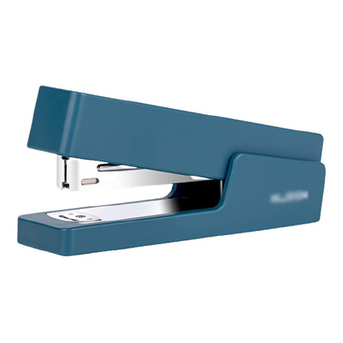 ZQNYDX No Effort Stapler Portable Multifunctional Desktop Stapler-20 Sheet Capacity Includes 5000 Staples Safety Stapler for Students Easy Stapling (Color : Blue)