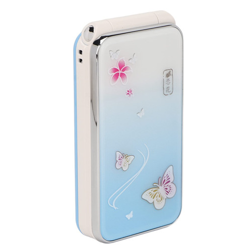 Bewinner N509 Portable Flip Phone for Seniors, 2.4in Screen 2G Unlocked Flip Phone, Dual SIM Card, SOS Function, Music and Video Player, Pocketsize Flip Phone 6800mAh Battery (US Plug)