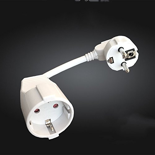 Jammas 250V 16A European/German Standard Socket And Plug Power With Cable Extension Cord Male Plug&Female Plug - (Standard: EU Plug, Color: 2 M Cable cord)