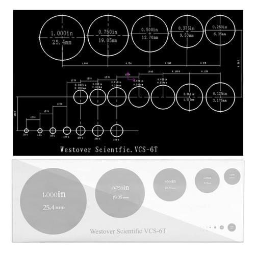 JUIYU Microscope Accessories Kit 0.01mm Microscope Slides Cross Microscope Calibrating Ruler Stage Microscope Slides (Color : A)