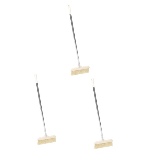 3pcs Stitching Broom Floor Broom Soft Bristle Broom Collapsible Broom dust Broom Telescopic Broom Sweeping Broom rv Broom Brooms for Floor Cleaning Stainless Steel Anti-Static