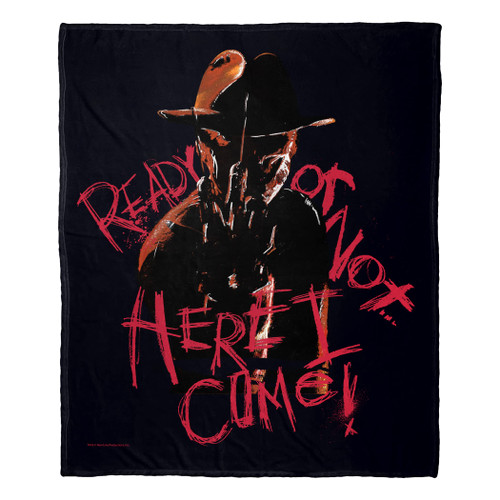 Northwest Nightmare on Elm Street Silk Touch Throw Blanket, 50" x 60", Ready or Not