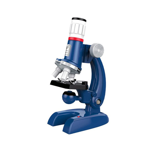 Microscope Accessories Kit 1200X Biological Microscope, for Kids Microscope Slides (Color : Blue)